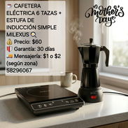 Combos de cafetera electrica, olla, freidora de aire, estufa infrarroja y de induccion, microondas, licuadora - Img 55246775