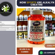 ☎️⚡⚡*NOW Foods Kre-Alkalyn Creatina 120cap 60serv* - Img 40279947