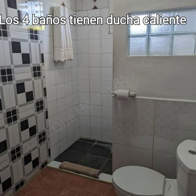 Renta hostal de 4 habitaciones para 12 personas a 300m de la playa en Guanabo - Img 112643091