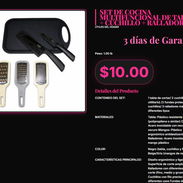 SET DE COCINA MULTIFUNCIONAL DE TABLA + CUCHILLO + RALLADORES - Img 57284578