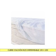 CUBRE COLCHÓN RIZO IMPERMEABLE 150 X 200 - Img 55758350