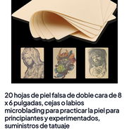 Piel sintética para practicar tatuajes y microblanding - Img 56796237