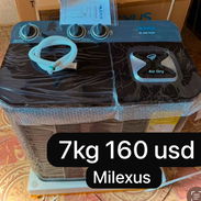 Lavadora Semiautomática Milexus 7kg Negra 😌 - Img 54999873