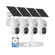 Sistema de Cámaras de Seguridad Hiseeu Solar 4MP – Kit de 4 Cámaras - Img 55768991