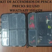 KIT DE ACCESORIOS DE PESCA, ENTREGA DE FACTURA, VARIEDAD DE ARTÍCULOS DE PESCA, ETC - Img 55368150