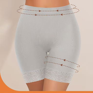 Fajas moldeadoras con cintura alta y bordo de encaje, levanta gluteos. Precio por unidad - Img 110744393