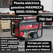 Planta eléctrica gasolina MAXMECH 5000/5500w, Garantía de 6 meses, Entrega por un mínimo costo adicional de 10 Usd para - Img 53069140