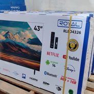 TELEVISOR ROYAL 43''  SMART TV FULL HD.   CARACTERÍSTICAS: - Potencia: 55 W - Voltaje: 100 - 240V - Frecuencia: 50 - 60H - Img 56077696