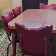📢✅➡️Vendo Juego de comedor (mesa de cedro con 4 sillas) en 100 USD⬅️✅📢 - Img 45290756