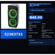 BOCINA BLUETOOTH 6.5'' MS-1943BT . - Img 57512077