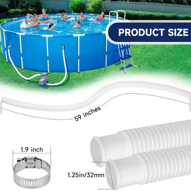 ACCESORIOS PARA PISCINAS DESMONTABLE ✅️Kit de limpieza ✅️Skimmer ✅️Bomba y filtro INTEX ✅️Repuesto de manguera ✅️Flotado - Img 118067502