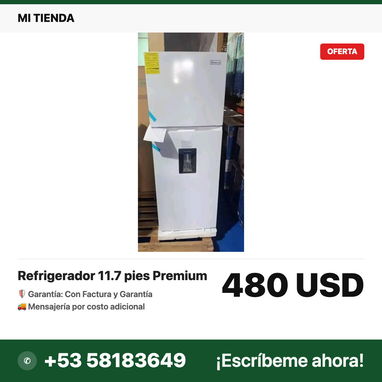 🧊 ¡REFRIGERADORES NUEVOS DE PAQUETE! ❄️ CON FACTURA Y GARANTÍa 🥩🍓 - Img 118102803