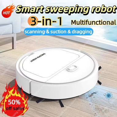 Madres Robot Aspirador 3 en 1 Totalmente Automático, Eficiente en Limpieza, Escaneo,Succión y Arrastre, Máquina Limpieza - Img 120914498