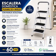 Escalera Doméstica Plegable De 4 Niveles - Img 56074773