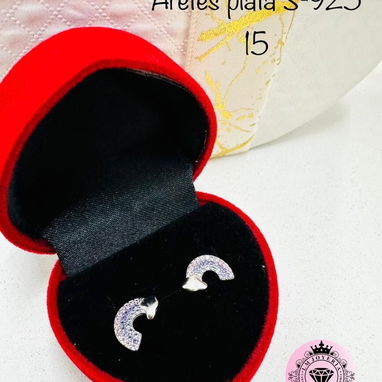Aretes Plata S-925. LM joyería. Precios en cada foto. Mensajería disponible. Garantía en su compra - Img 112738761