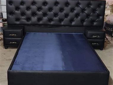 Vendo camas tapizadas - Img 66589077