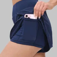 💙 SHORT DEPORTIVO ROSA VIEJO CON LICRA INTERIOR - Img 57871335