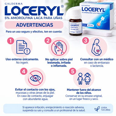 Uñas enfermas, 75 aplicaciones, onicomicosis, esmalte laca médica antiLOCERYL® 5% Amorolfina – Laca para uñas 💅✨ - 3/6