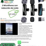 - 2 Micrófonos inalámbricos Profesionales con reducciòn de ruido. - Img 55844425