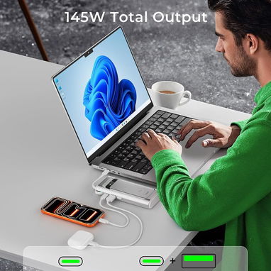 🔋 POWER BANK TALIX 20000MAH 190W TOTAL 140W USB-C PARA LAPTOP – ENVÍO DISPONIBLE + GARANTÍA - 4/9