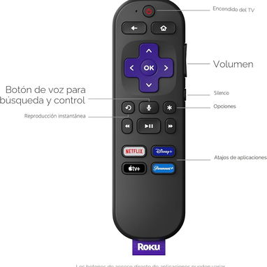 Roku Express 4K+ - Streaming en 4K con control por voz | Con garantía | videojuegoshabana.com - Img 122945512