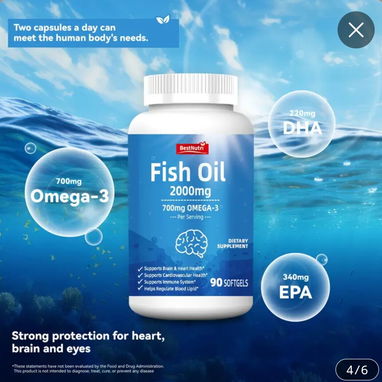 Aceite de pescado, omega 3 - Img 118021677