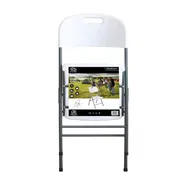 silla blanca plegable - Img 58027217
