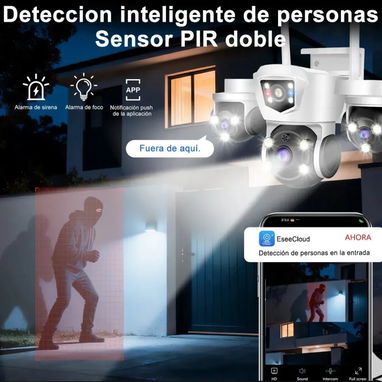 Cámara de Seguridad Solar 2NLF de 18MP/videovigilancia exterior - Img 122756047