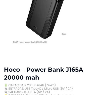 🔋⚡ ¡CARGADORES PORTÁTILES DISPONIBLES! ⚡🔋  ¿Te quedaste sin batería? 📱🔋 ¡No dejes que eso te pase! Lleva tu energía - 6/7
