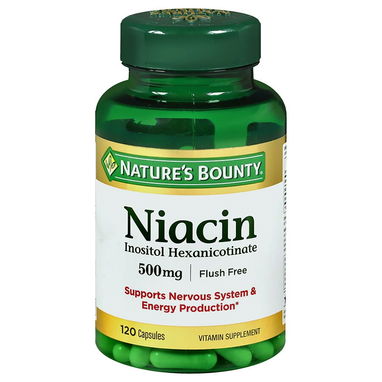 Niacin 120 tabletas (500 mg) - Img 122976829
