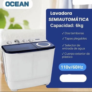 Lavadora Semiautomática OCEAN 6kg - Img 117417004