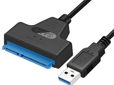 Cable sata para conectar discos duros de 2,5” HDD, SSD a través de los puertos USB 3.0 sin necesidad de transformador. - Img main-image-45751128