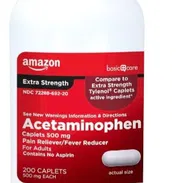 Acetaminophen/Paracetamol/tylenol 200 tabletas de 500 mg - Img 55022400