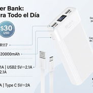 🔋 Power Bank 1Hora GAR117 – 20,000 mAh 30USD🔋VPT A01 - Img 57299434