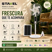🌀 VENTILADOR RECARGABLE STAVEL – $70 USD  ✅ Hasta 17 horas de autonomía - Img 55742163