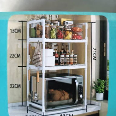 Estante Organizador Multiuso para Cocina blanco (CV) - Img 118720241
