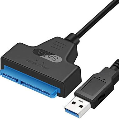 Cable USB 3.0 a SATA, adaptador de disco duro USB a SATA III compatible con HDD y SSD de 2.5",  53274327 - 2/8