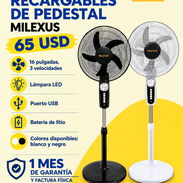 Ventiladores Recargables Milexus - Img 57531605