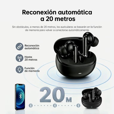 Audífonos inalámbricos $15 usd - 2/8