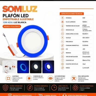 Dicroicas para empotrado, lamparas de empotrar, luz blanca y azul - 2/3