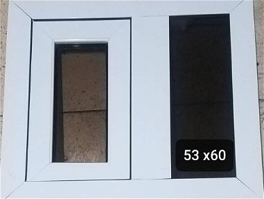 Puerta y ventana aluminio con cristal - Img 66925711