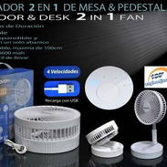 Ventilador recargable 2 en 1 - Img 55643820