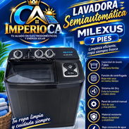 Lavadora semiautomática MILEXUS de 7 kg 185 USD 🚗 - Img 53192874