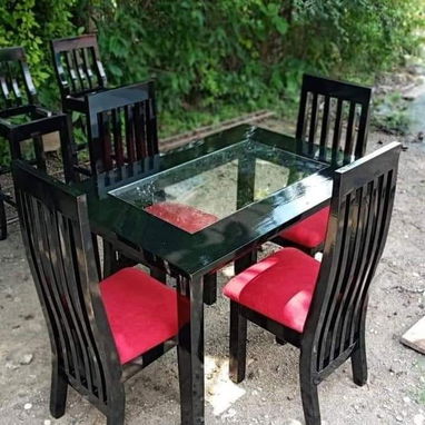 Juego de Comedor de Madera disponibles y listos para Entregar. - 5/8