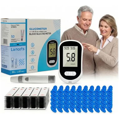 🩺 Kit Glucómetro Digital Portátil 📊 Incluye 50 Tiras + 50 Lancetas 🔋 Control Diario de Glucosa Fácil y Rápido - 4/6