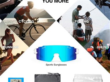 Gafas de ciclismo polarizadas para hombres y mujeres, protección UV400, gafas de sol deportivas para correr y conducir 1 - Img 69044787