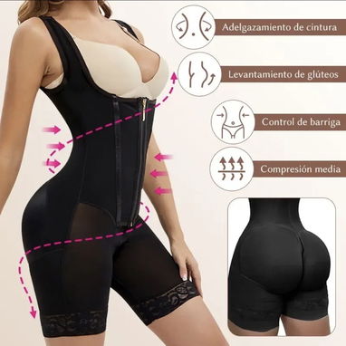 Faja Colombiana Postparto de alta compresión Reductora, Mujer, Talla M - Img 126060918