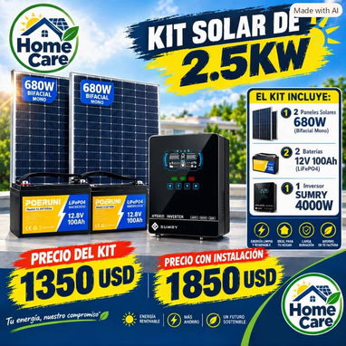 Combos de paneles, ecoflow, cable y baterías - 2/10