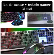 "Kit Mouse y Teclado GTX350 RGB: Conexión USB, Diseño Ergonómico y Teclas Flotantes" - Img 49725607
