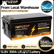 Batería MFUZOP 12V 300Ah LiFePO4- Nueva - Img 54378043
